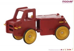 Camioane, basculante, carucioare - Basculanta din lemn - culoare rosie