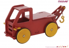 Camioane, basculante, carucioare - Camion din lemn pentru copii - culoare rosie