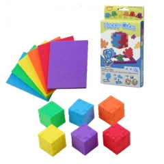 Jocuri memorie, logica - Puzzle Happy cube - set 6 bucati